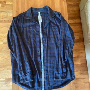 Patagonia plaid button-down